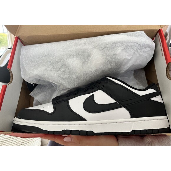 New Nike Dunk Low Retro DD1391-100 Panda White Black Men Sneakers Shoes Sz 15 main image 4